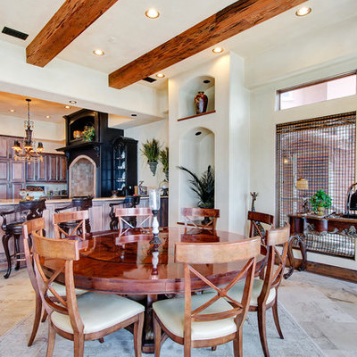 Great room - mediterranean great room idea in Miami