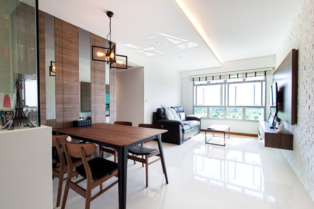 Contemporary Dining Room by Luova Project Services