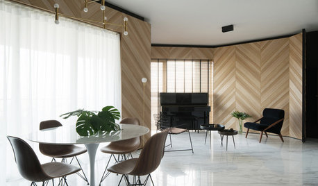 Houzz Tour: Merging the Old and the New with a Creative Screen