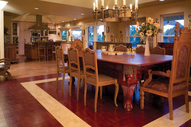 Example of a dining room design in Vancouver