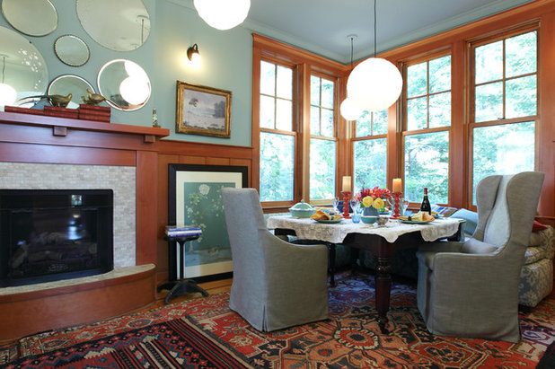 Transitional Dining Room by Shannon Malone