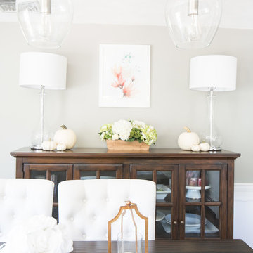 A Neutral Dining Room