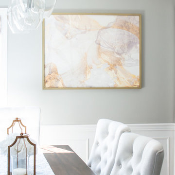 A Neutral Dining Room