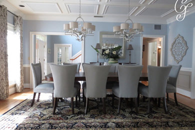Inspiration for a transitional dining room remodel in Orlando