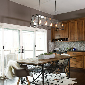 A Rustic Modern Dining Room