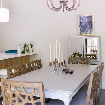 A Space Guided by Color Therapy Dining Space
