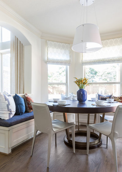 Transitional Dining Room by Marie Flanigan Interiors