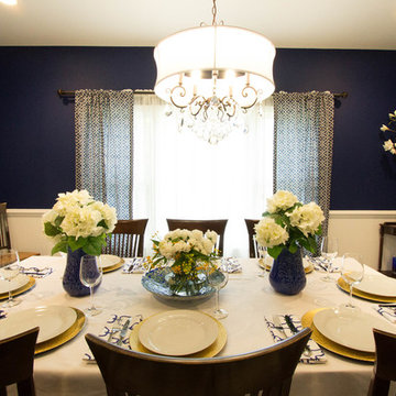 A Touch of Blue - Formal Dining Room