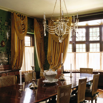 A traditional dining room