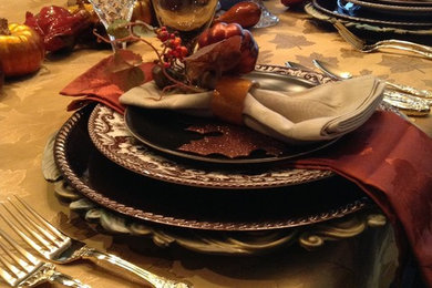 A Warm Fall/Thanksgiving Place Setting