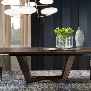 Salle A Manger Moderne Noire Photos Et Idees Deco De Salles A Manger Mars 2021 Houzz Fr