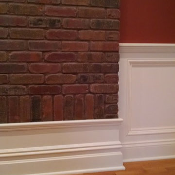 Accent walls with beautiful trim