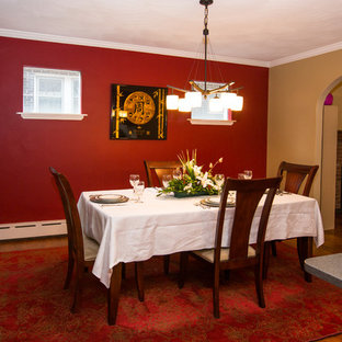 Inspiration pour une salle à manger asiatique.