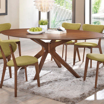 Aeon Furniture Brockton Oval Dining Table in Natural Oak