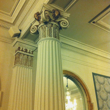 AFTER: distinction & definition restored to this beautiful Victorian ballroom.