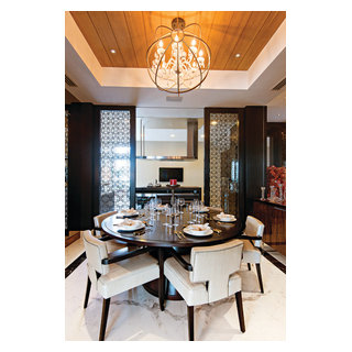 Ahuja Towers, Worli, Mumbai - Modern - Dining Room - Mumbai - by Prachi