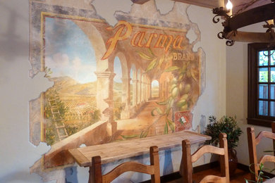 Photo of a country dining room in San Francisco.