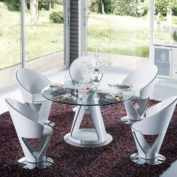 All Things Furniture - 5 Piece Imperial Contemporary Dining Set