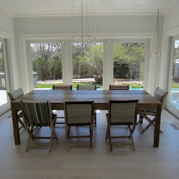 AMAGANSETT: DARK TO WHITE...BLEACHED AND WHITE WASHED 5" RED OAK, TRAFFIC HD