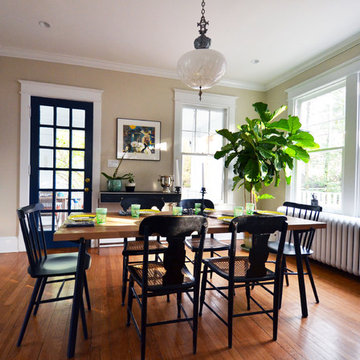 An Eclectic Living and Dining Room