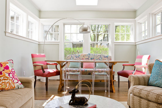 Eclectic Dining Room by Ana Donohue Interiors