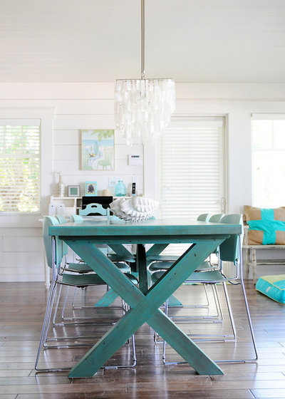 Beach Style Dining Room by The Blue Moon Trading Company