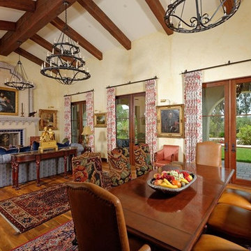 Antique Barnboard Oak - California Spanish Revival Home