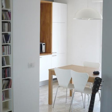 Apartament in white and wood