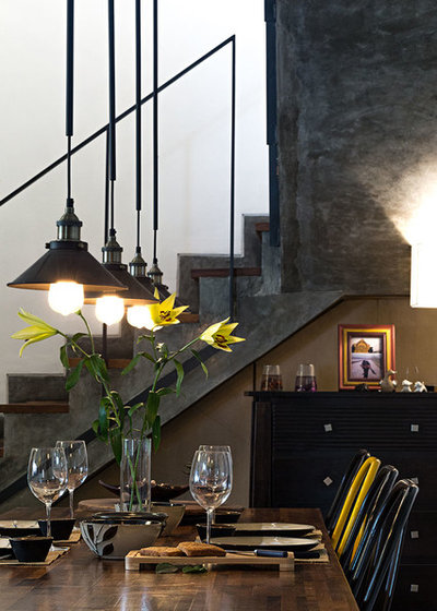 Industrial Dining Room by Praxis