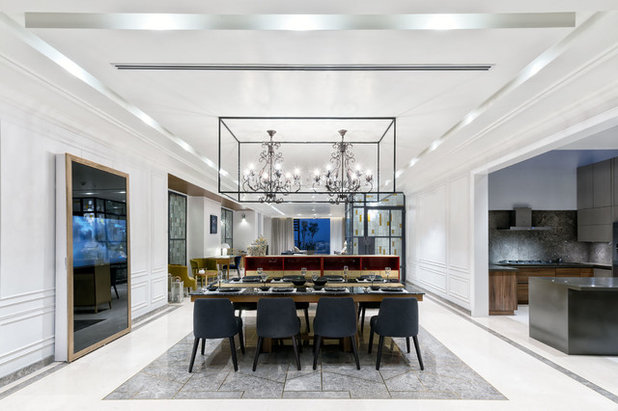 Contemporary Dining Room by Praxis