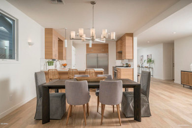 Inspiration for a modern dining room remodel in Phoenix