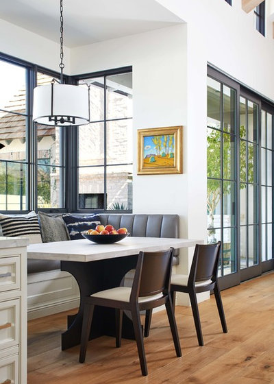 Transitional Dining Room by Wiseman & Gale Interiors