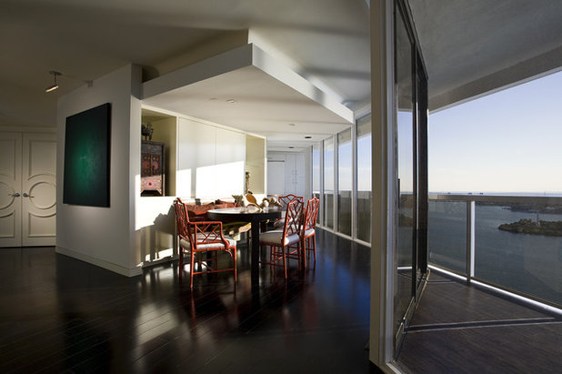 Contemporary Dining Room by Craig Denis