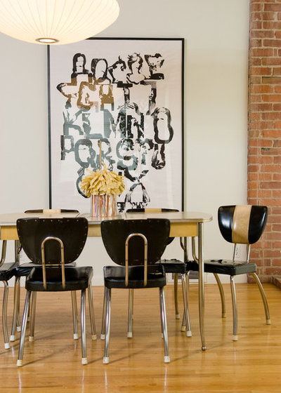 Modern Dining Room by Ed Ritger Photography