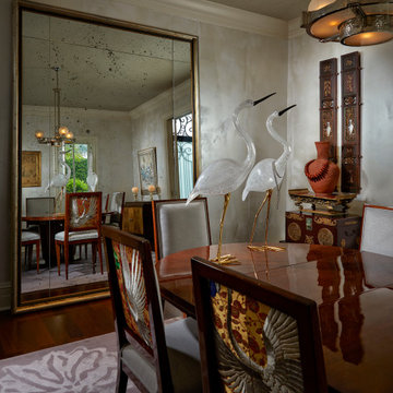 Artfully Curated In Palm Beach: Dining Room