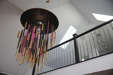 Inspiration for a modern staircase remodel in Ottawa