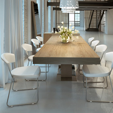 Astor Contemporary Dining Table by ModLoft
