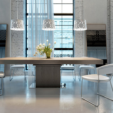 Astor Contemporary Dining Table by ModLoft