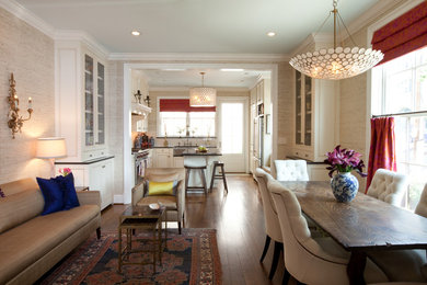 Example of a classic dining room design in Baltimore