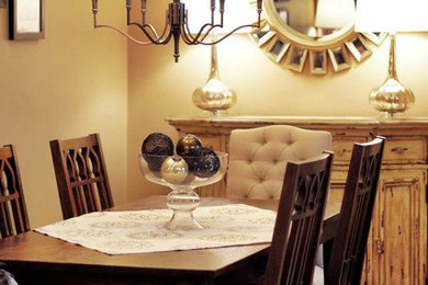 Inspiration for a dining room remodel in Charlotte