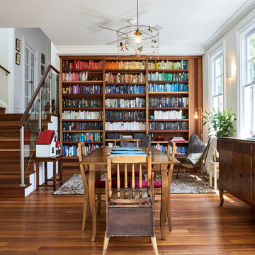 Balmain cottage - dining room and library