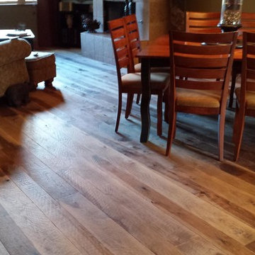 Barnwood Hickory Hand Scraped Custom Oil Finish