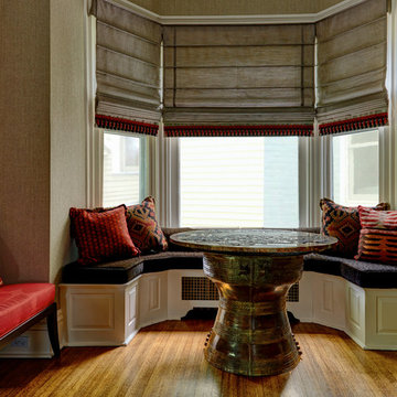 Bay window seating - Evanston Historic Renovation
