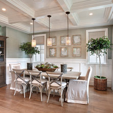 Beach Style Dining Room by Brandon Architects, Inc.
