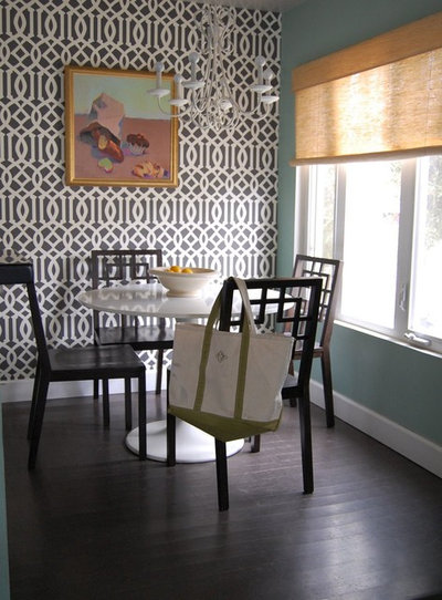 Transitional Dining Room by M.A.D. Megan Arquette Design