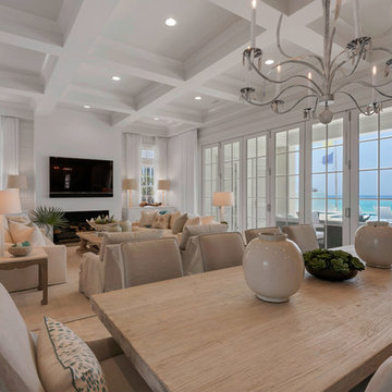 Beach Style Dining Room