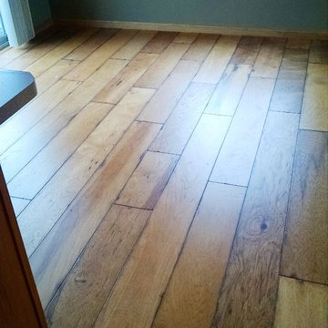 Beautiful Hickory Hardwood Floor