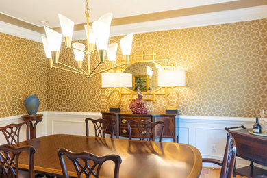 Inspiration for a dining room remodel in Raleigh