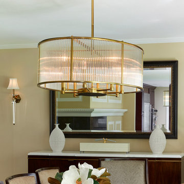 Belle Terre New Traditional: Oval Chandelier
