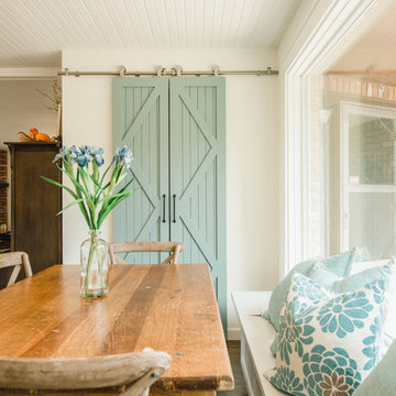 bench seating under window